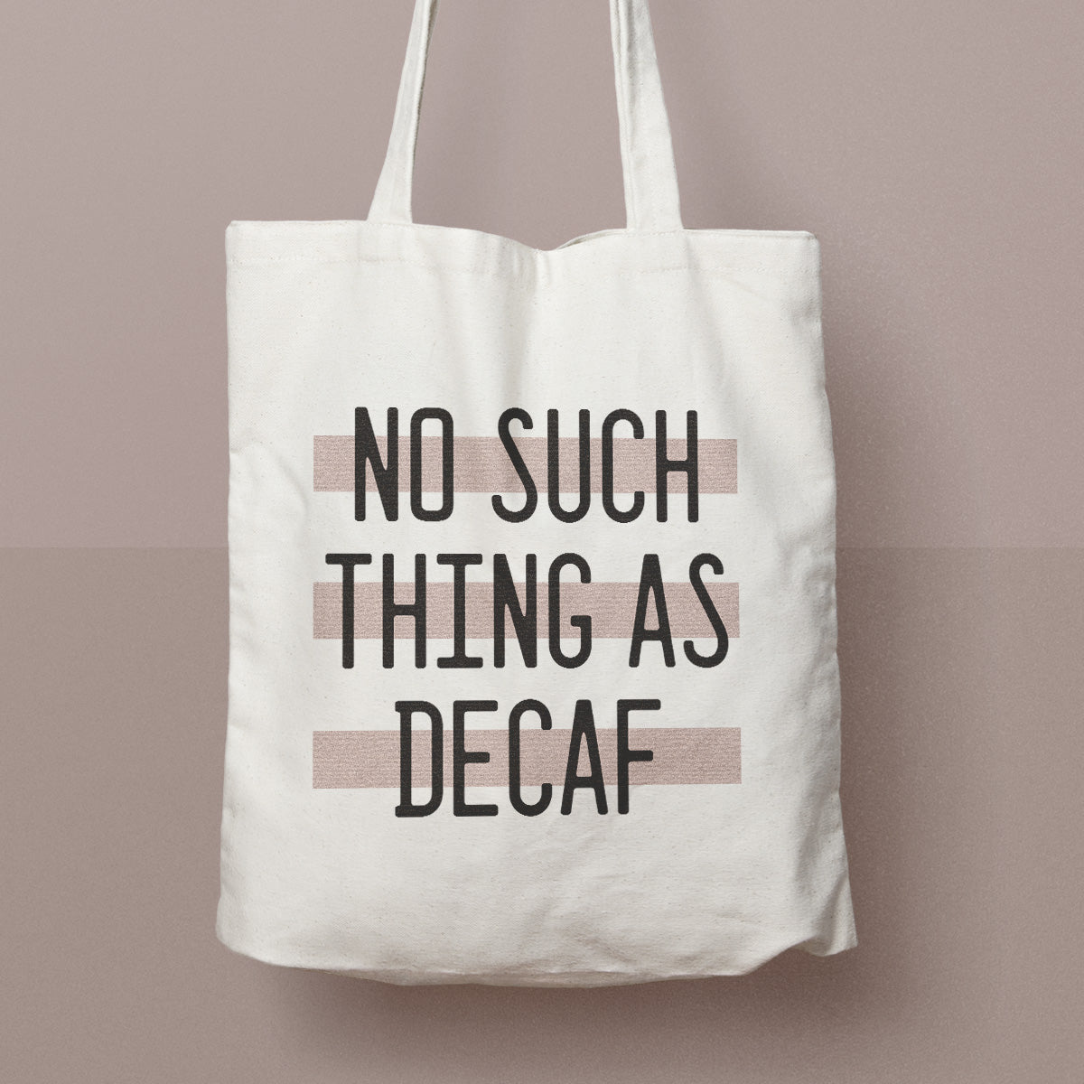 cover lover gifts | no decaf tote bag