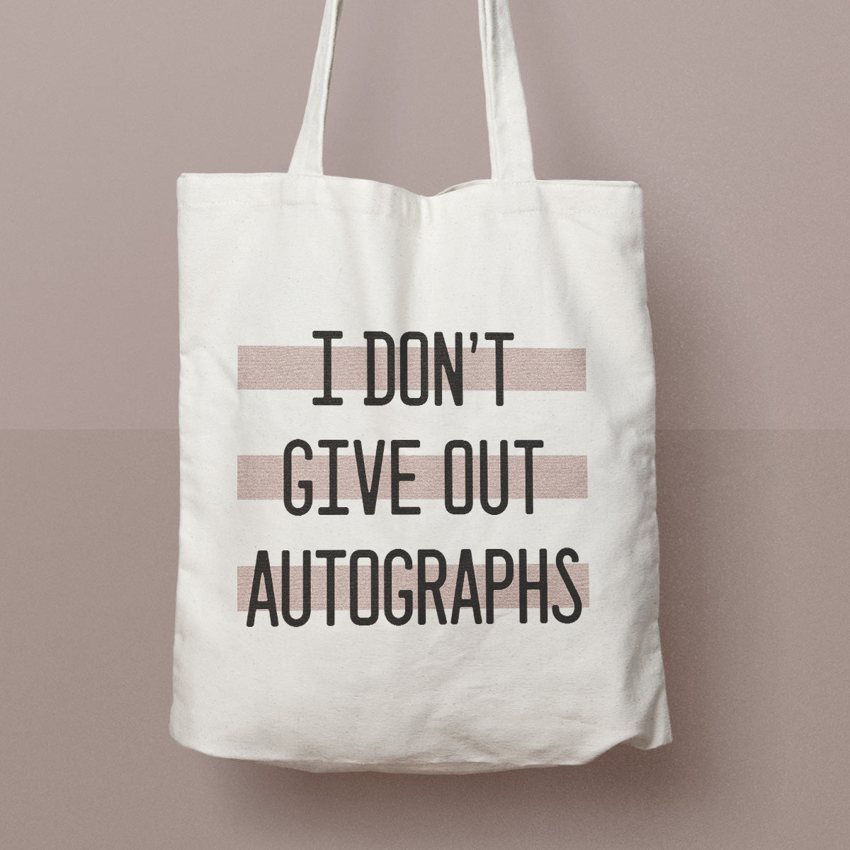 cute tote bag | no autographs
