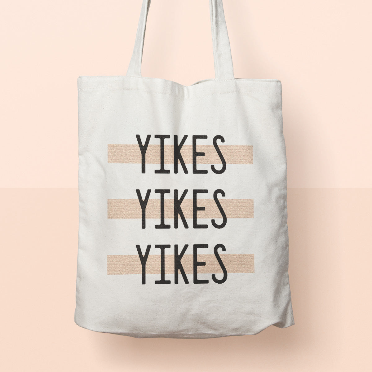 yikes tote bag
