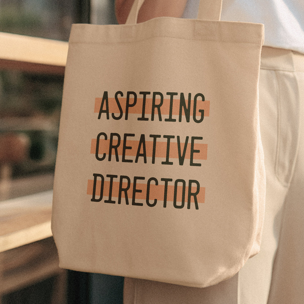 aspiring creative director tote