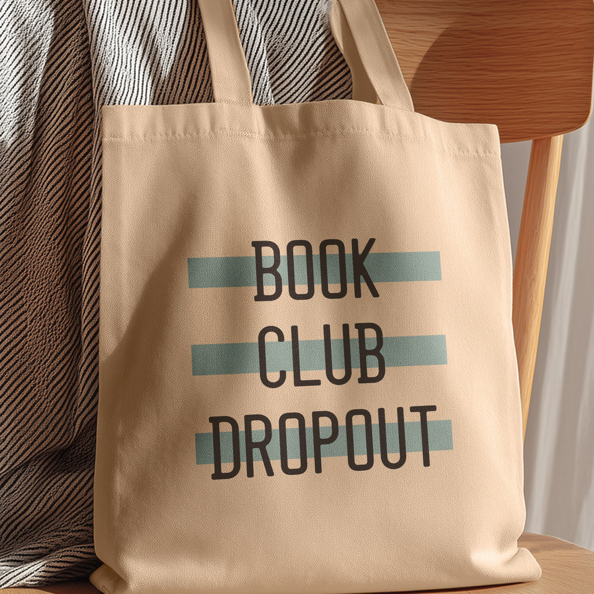book club tote bag
