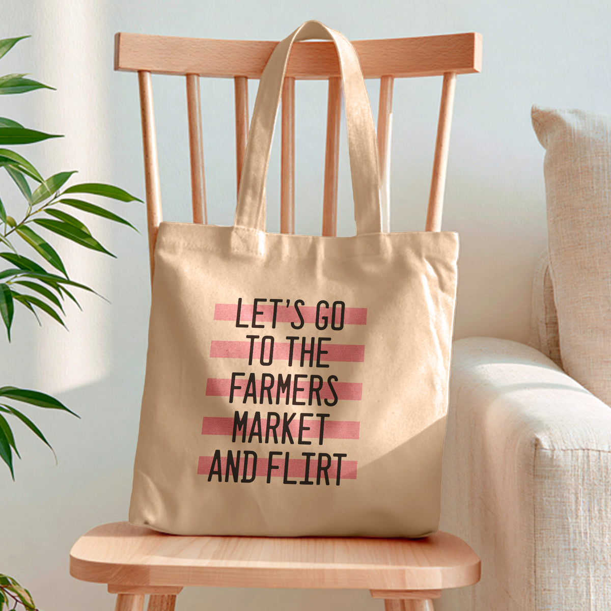 farmers market canvas bag