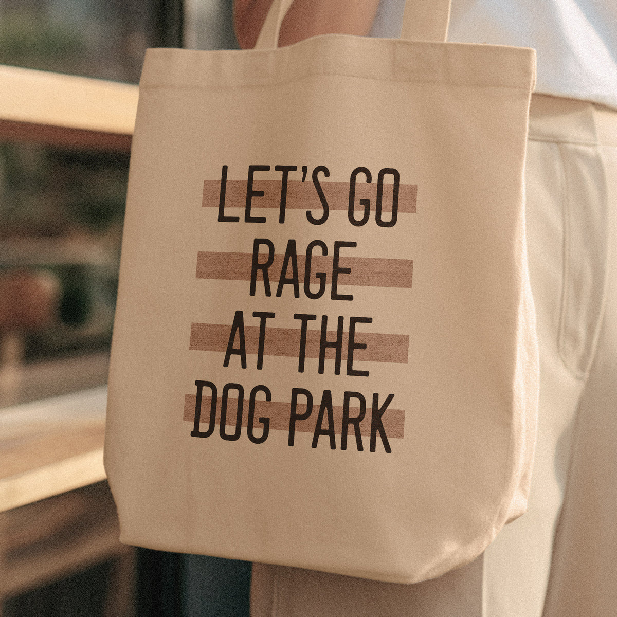 cute tote bag | dog park