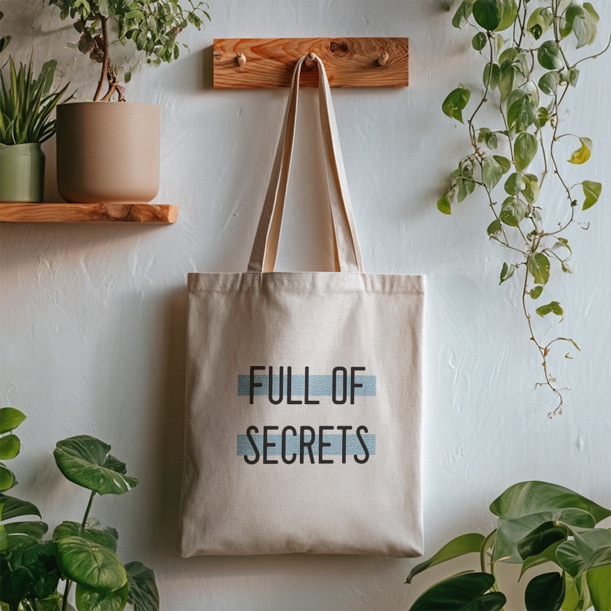 cute tote bag | full of secrets