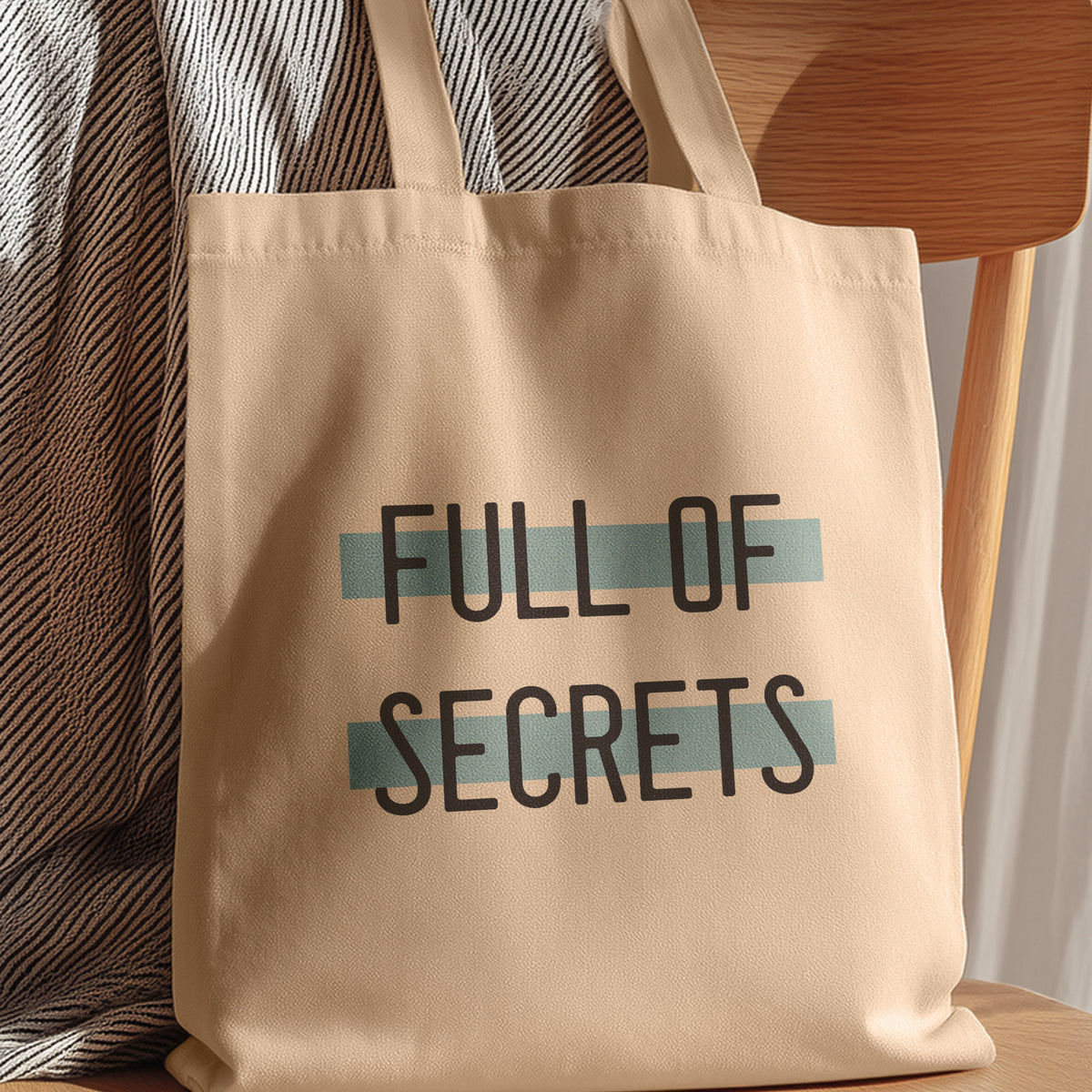 cute tote bag | full of secrets