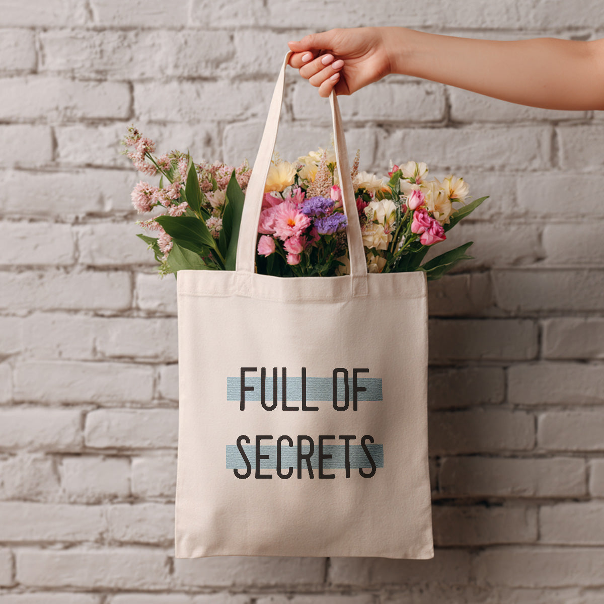 cute tote bag | full of secrets