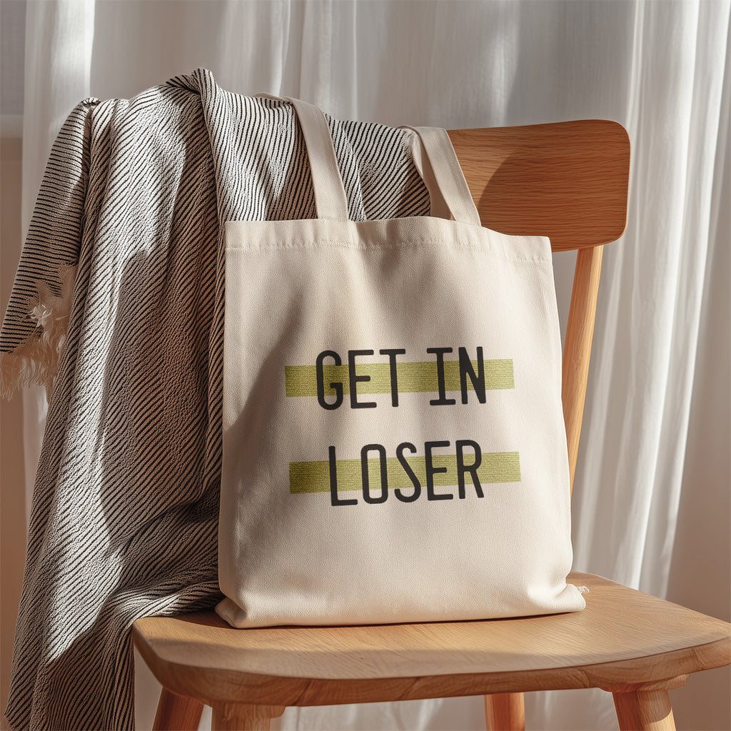 cute tote bag | get in loser