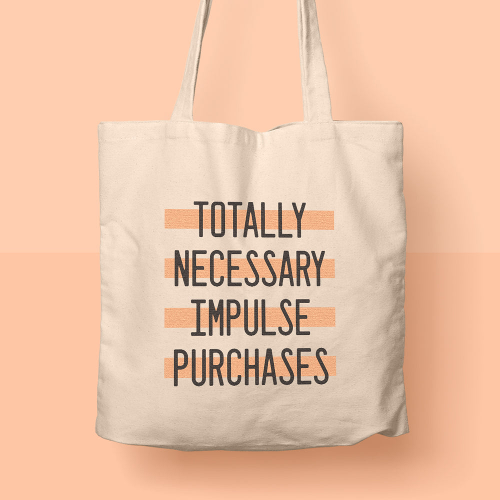 cute tote bags impulse purchases