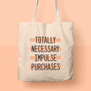 cute tote bags impulse purchases