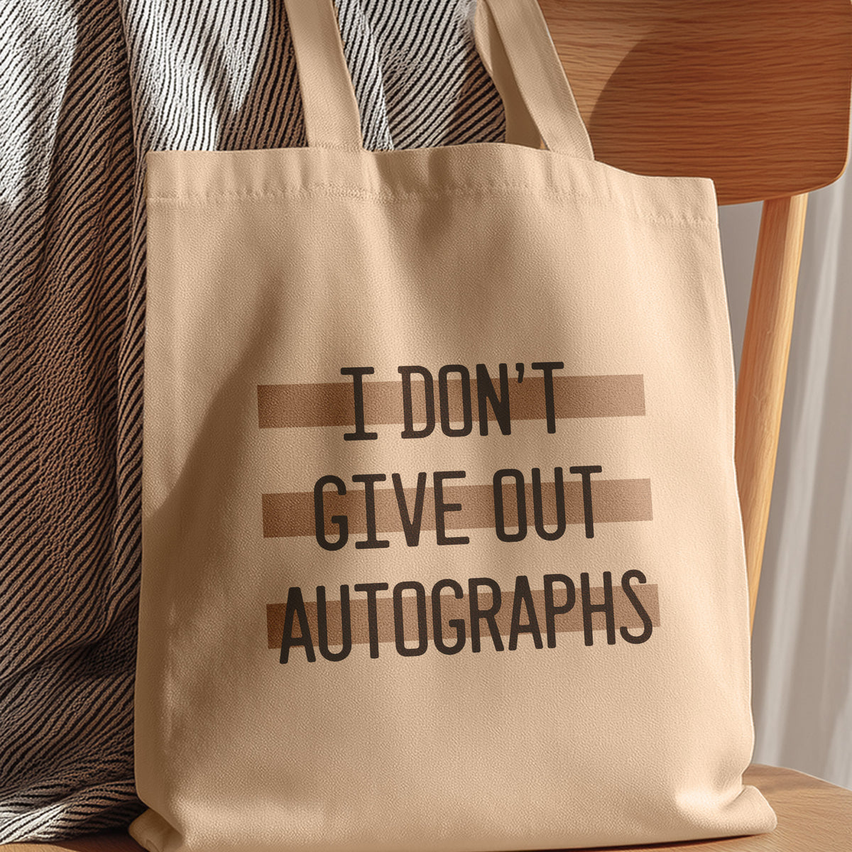 cute tote bag | no autographs