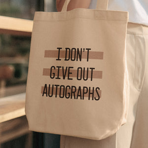 cute tote bag | no autographs