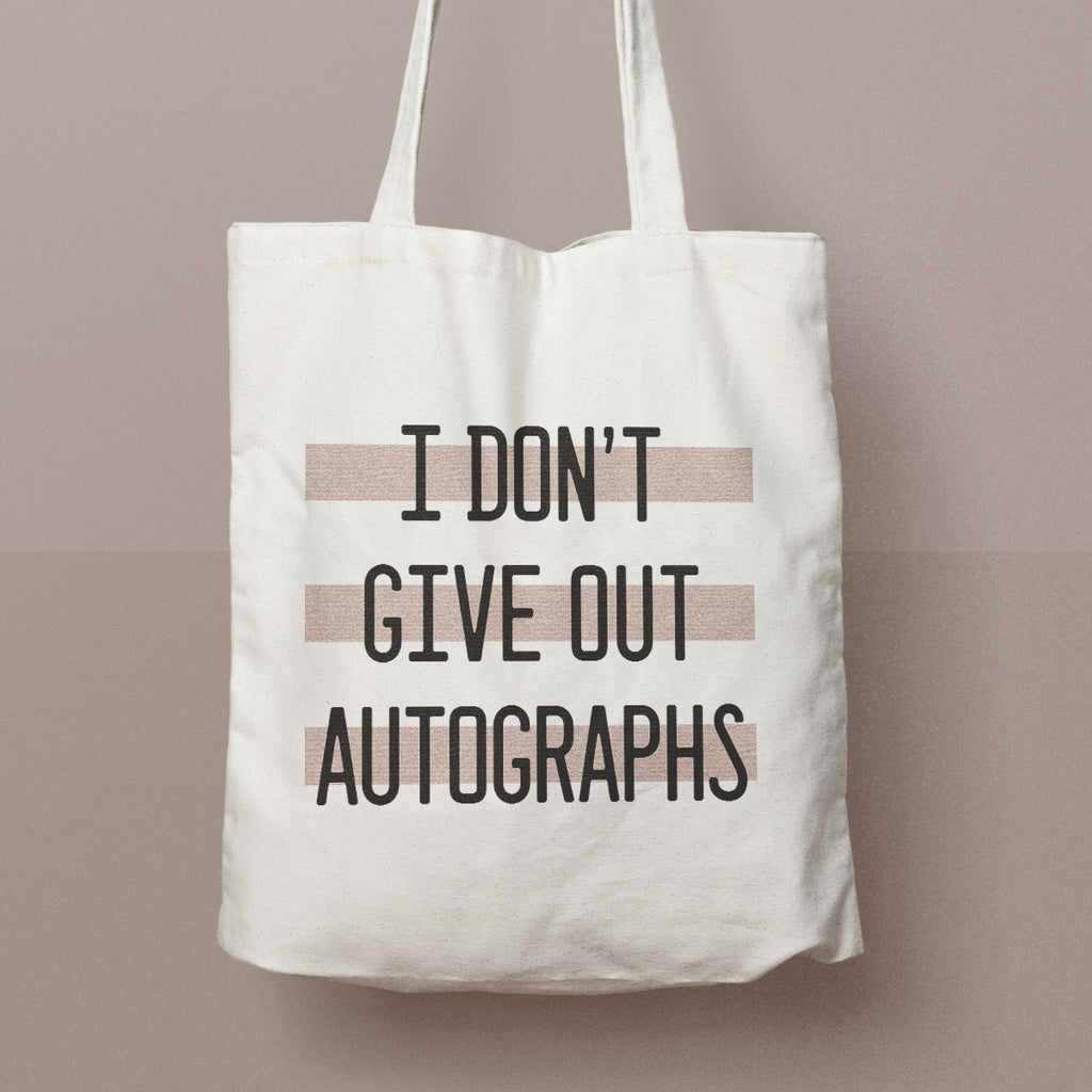 cute tote bag | no autographs