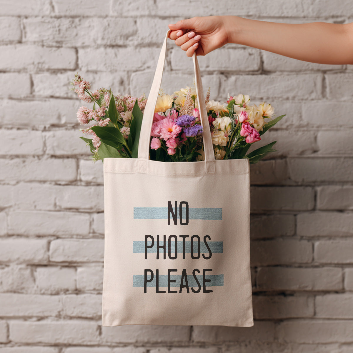 cute tote bag | no photos please