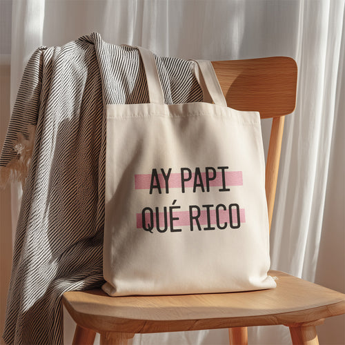 cute tote bag | ay papi qué rico