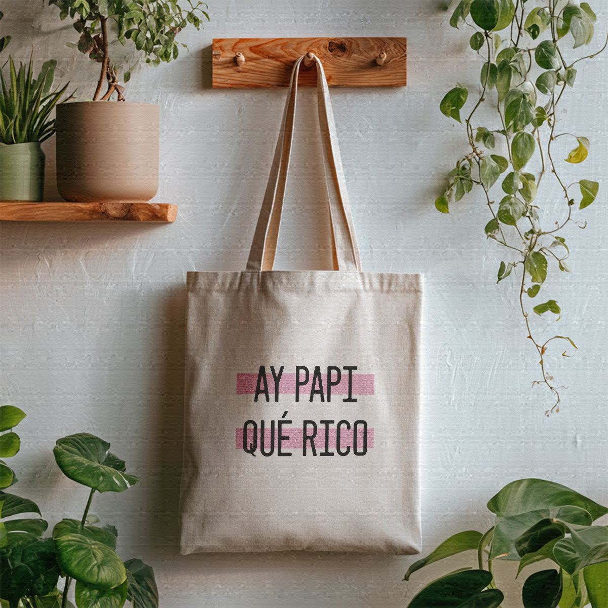 cute tote bag | ay papi qué rico