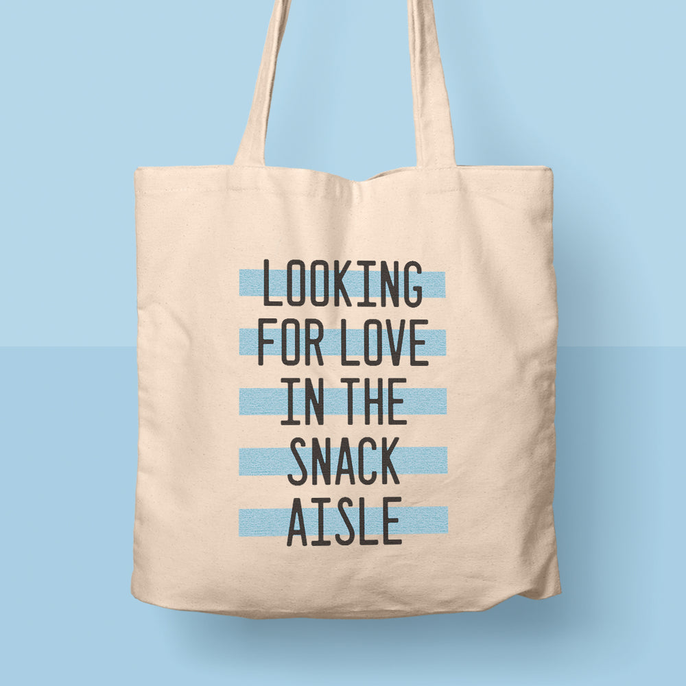 Looking for Love in the Snack Aisle Tote Bag