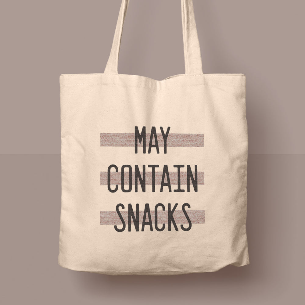 May Contain Snacks Tote Bag