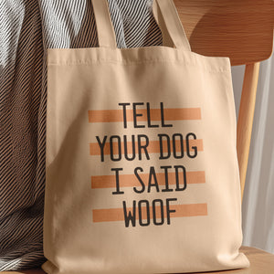 dog lover tote bag