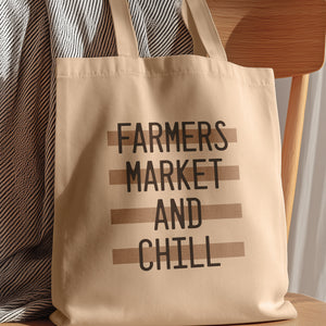 cute farmers market tote
