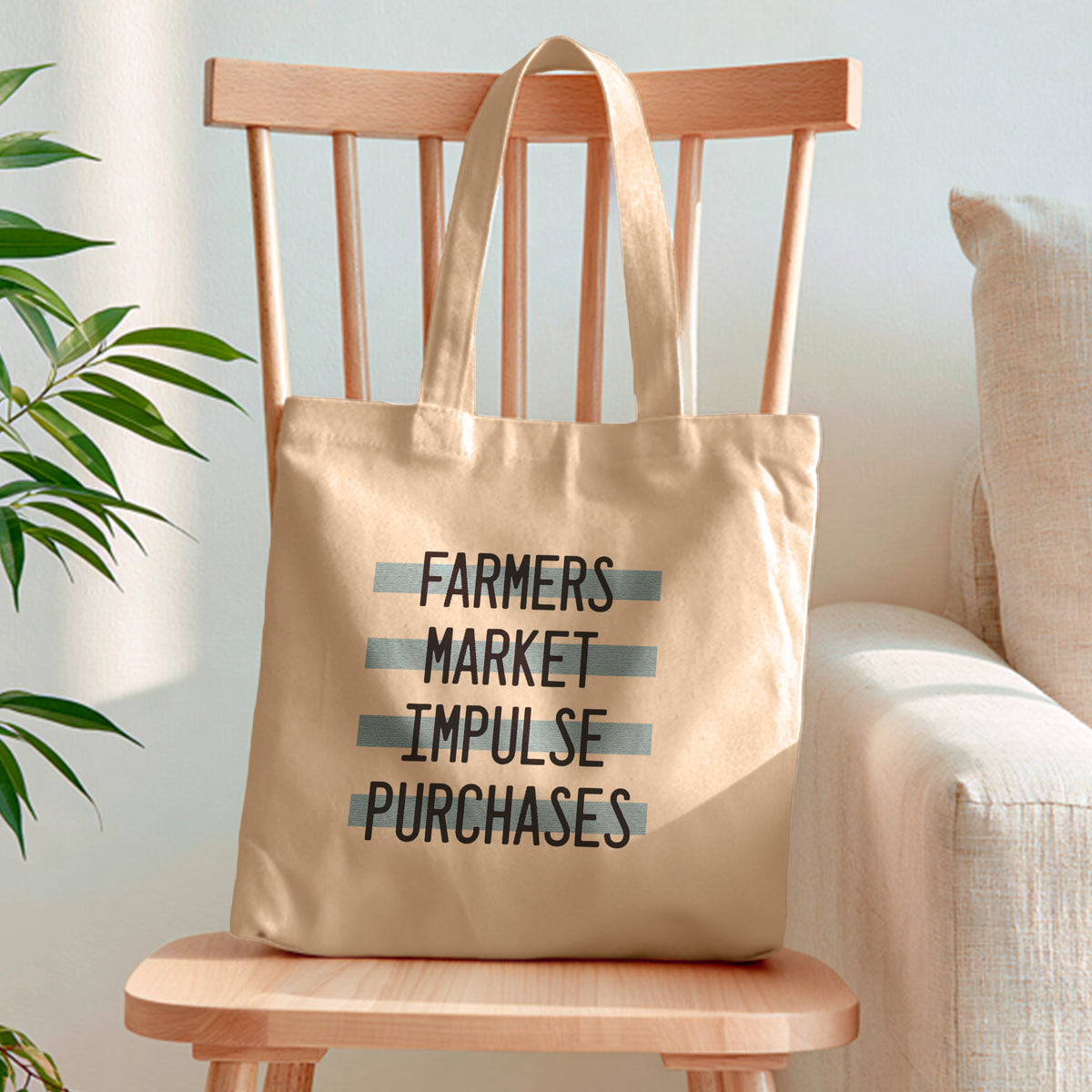 cute farmers market bag