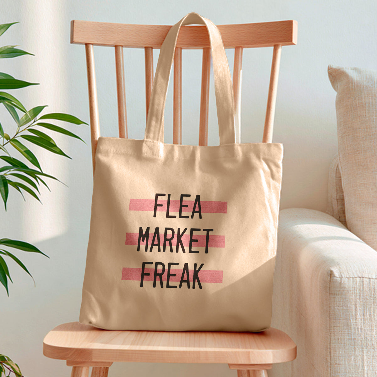 flea market tote bag
