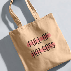 hot gossip tote bag