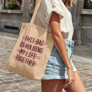 funny quote tote bag
