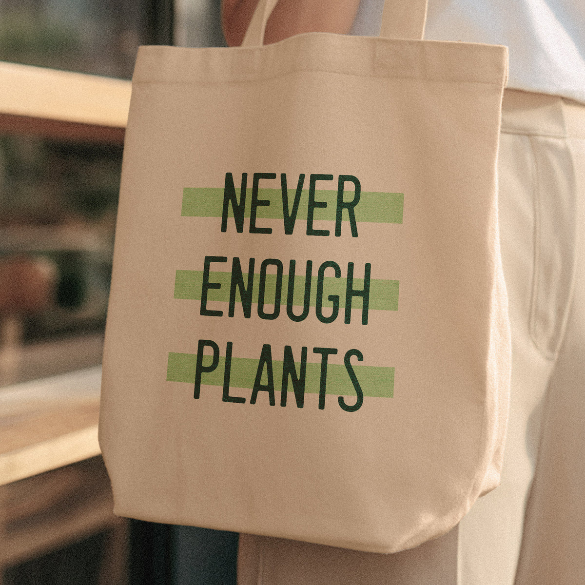funny tote bag plant lover