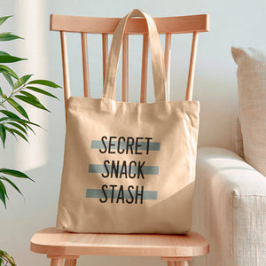 funny tote secret snack stash