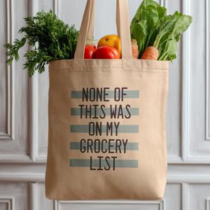 grocery list