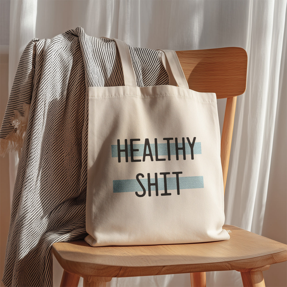 tote bag | healthy shit