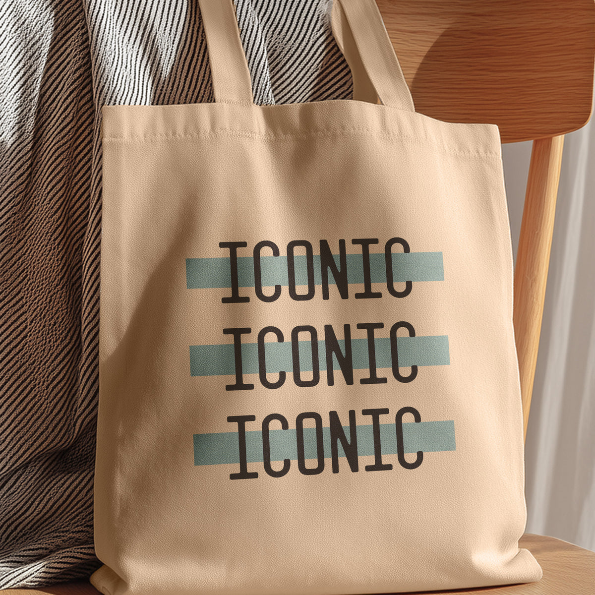 iconic tote bag