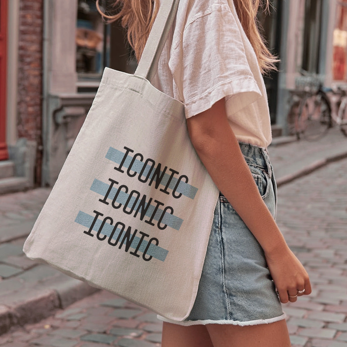 iconic tote bag