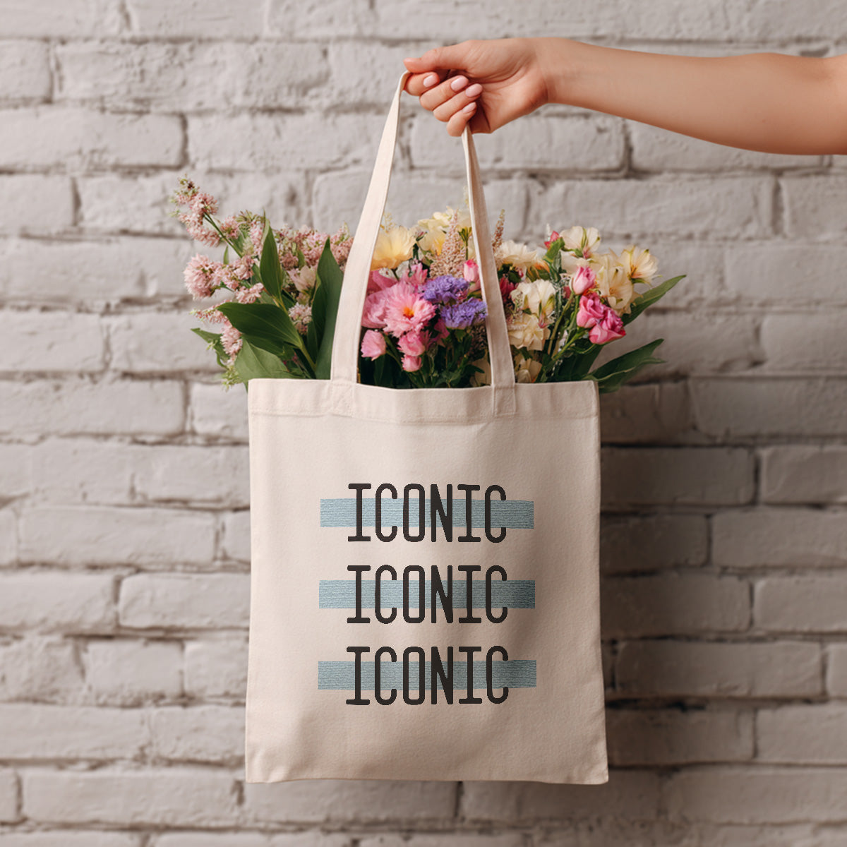 iconic tote bag