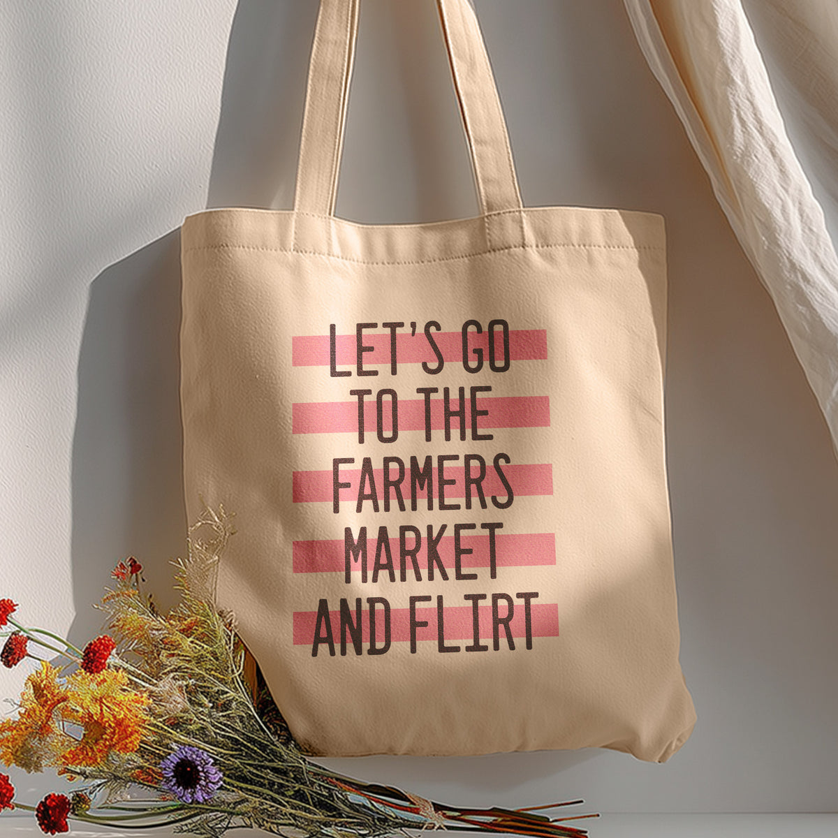 cute farmers market bag