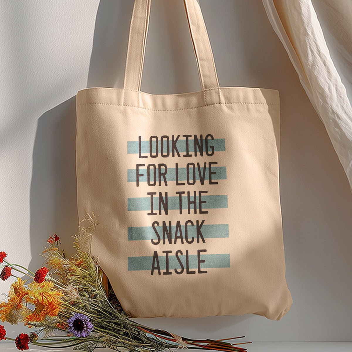 Looking for Love in the Snack Aisle Tote Bag