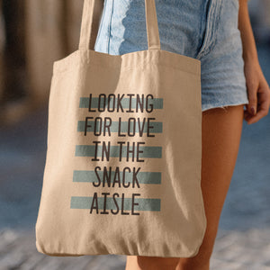 funny tote bag snacks