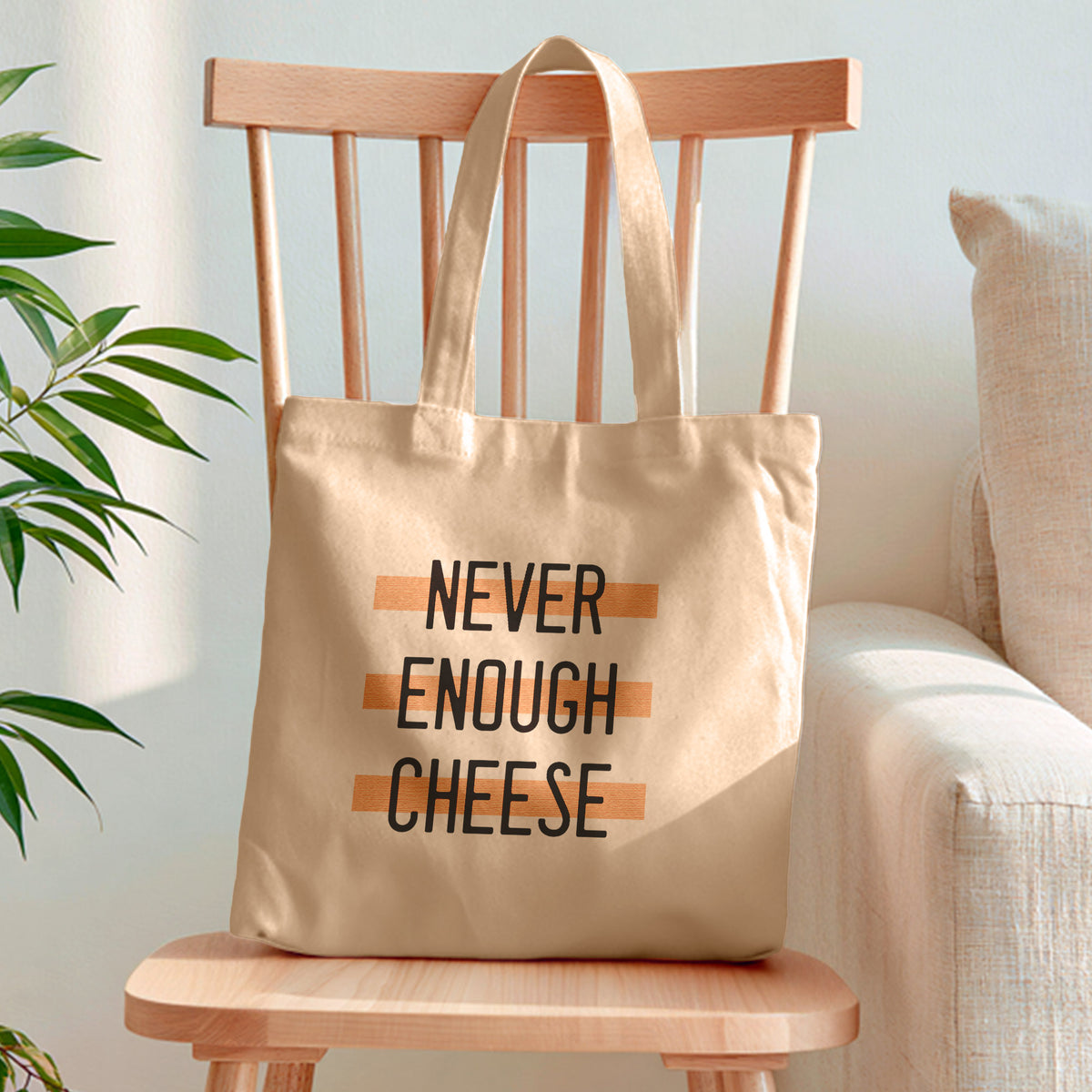 Never Enough Cheese Tote Bag
