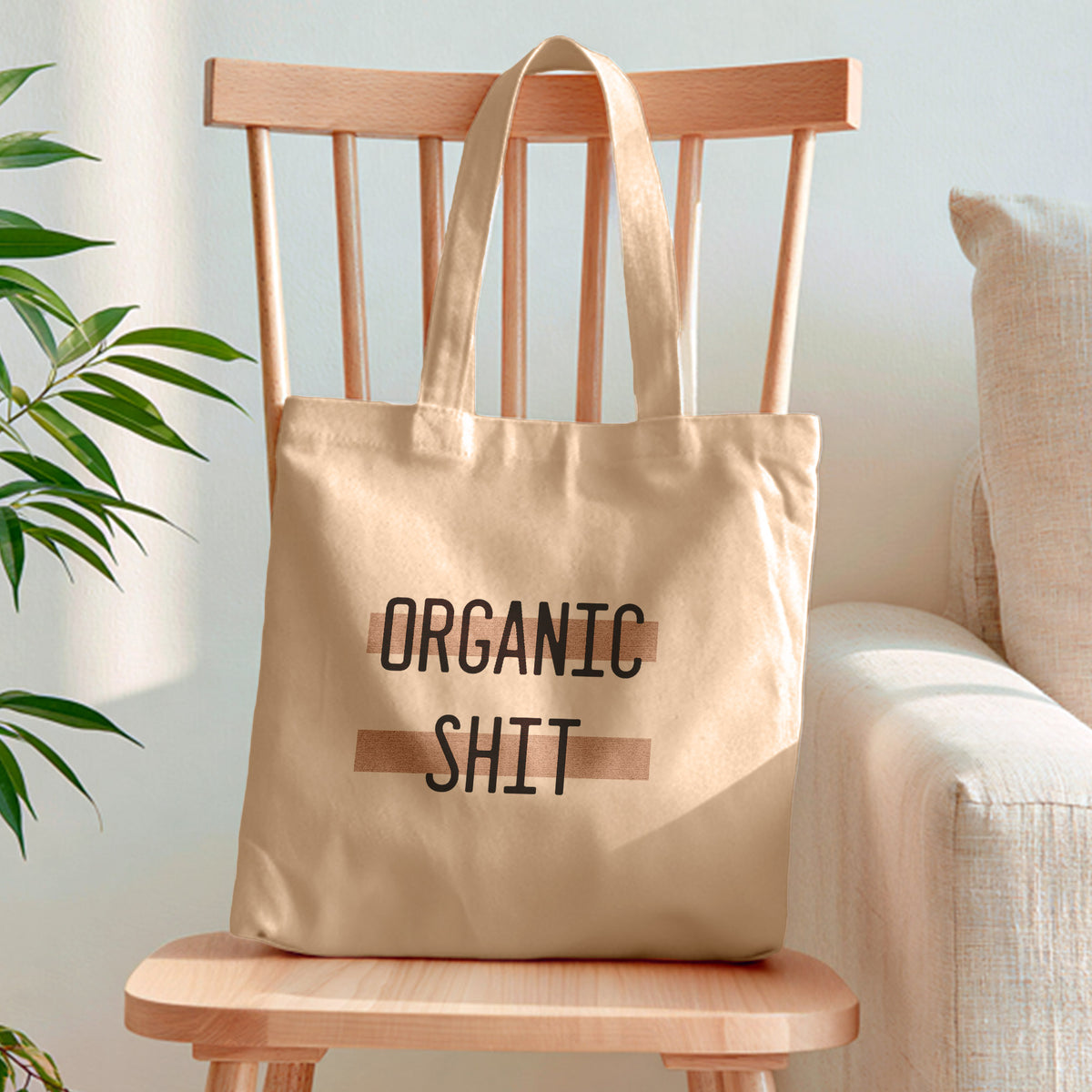 Organic Shit Tote Bag