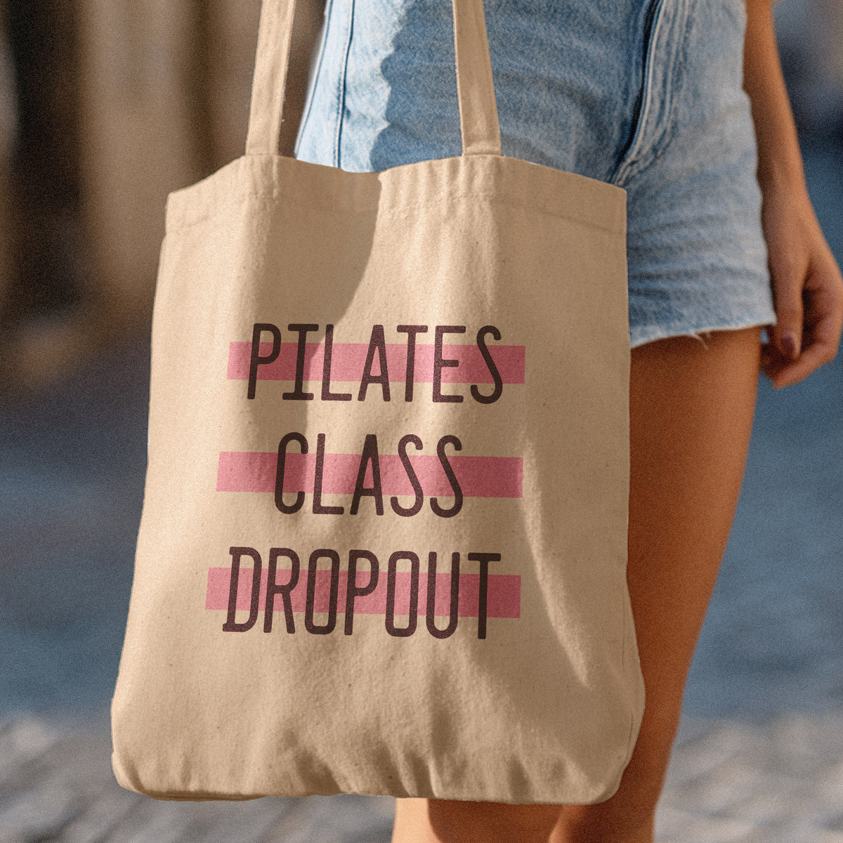 Pilates Class Dropout Tote Bag