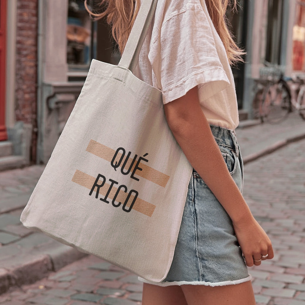 qué rico | cute tote bag