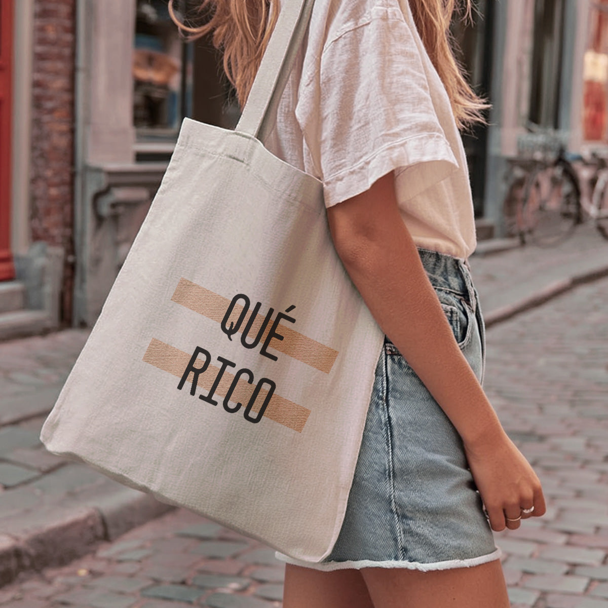 qué rico | cute tote bag