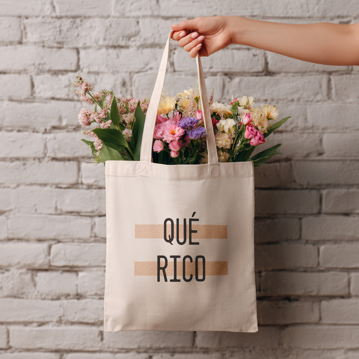 qué rico | cute tote bag