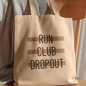 run club tote bag