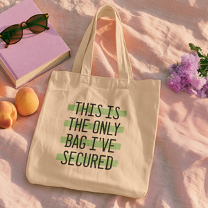 secure the bag | tote bag