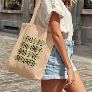 secure the bag | tote bag