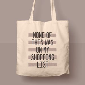 shopping list