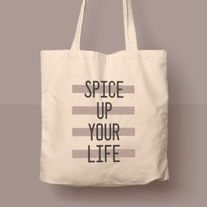 spice up your life tote bag