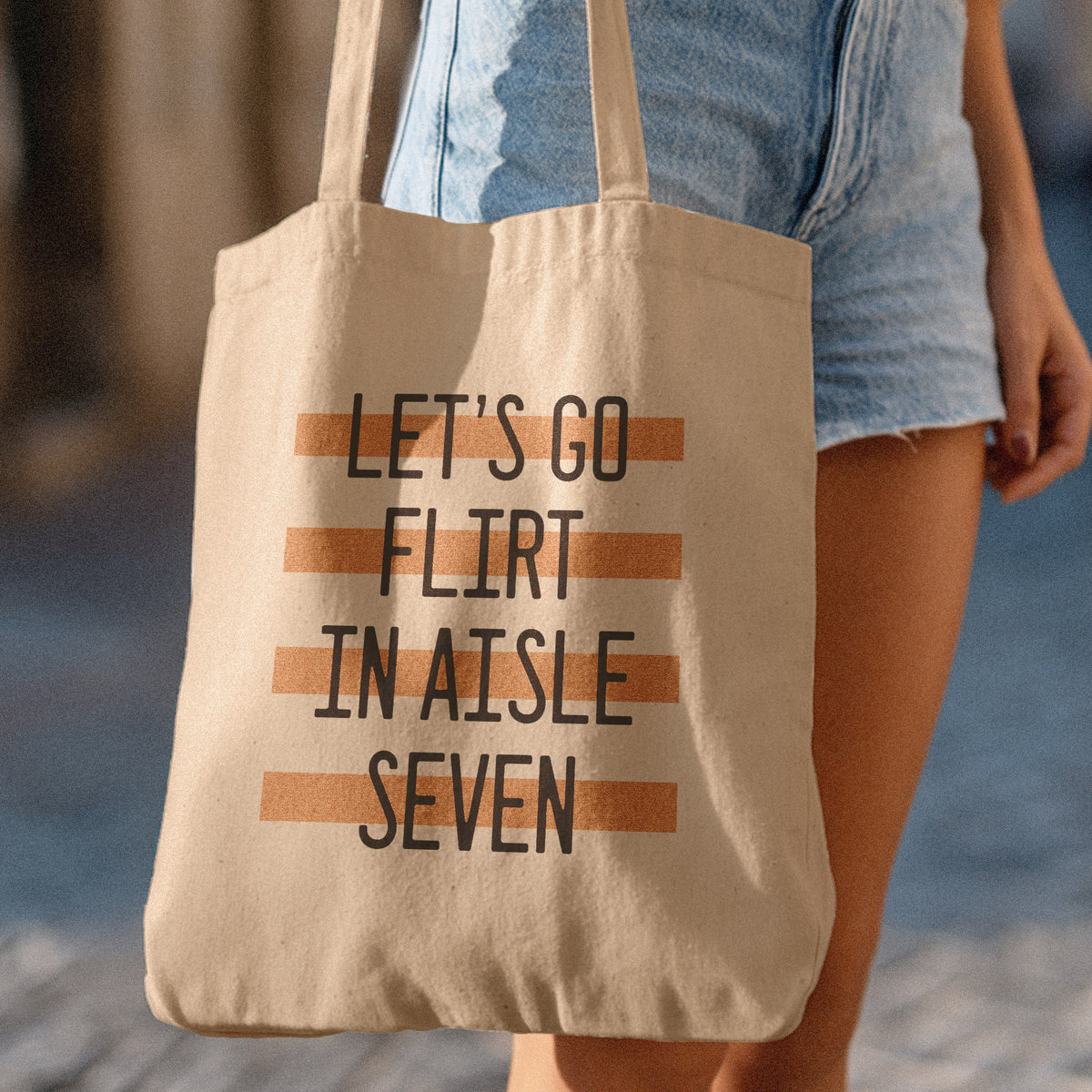 supermarket tote bag