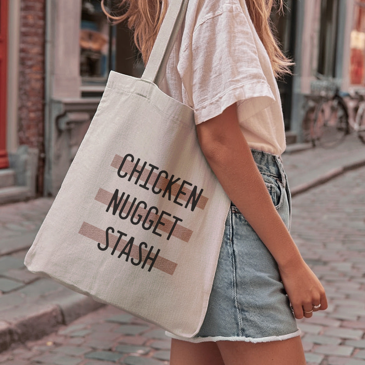 funny cute tote bag